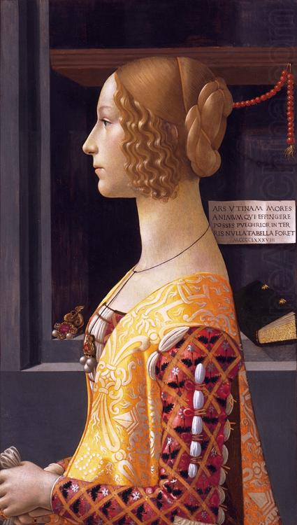 Domenico Ghirlandaio Portrait of Giovanna Tornabuoni (nn03) oil painting picture